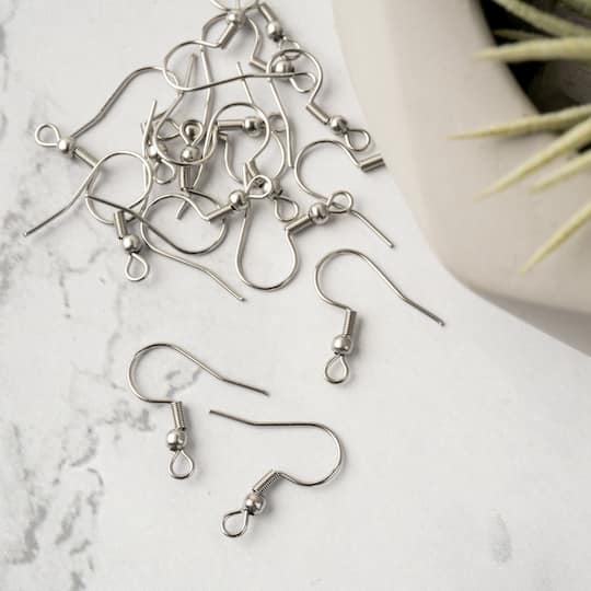 12 Packs: 20 ct. (240 total) Fish Hook Ear Wires by Bead Landing™